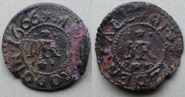 Mildenhall, Myles Rodgin 1666 farthing